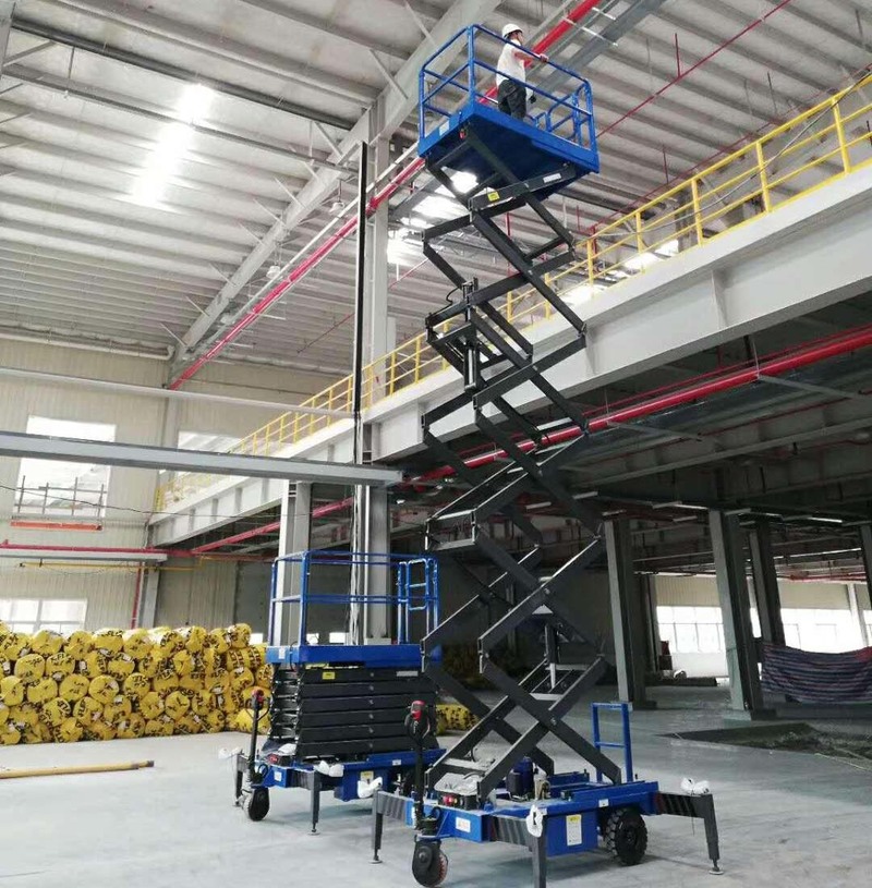 湘西助力行走剪叉式高空作业平台